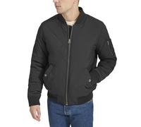 Levi's Men's Diamond Quilted Bomber Jacket, Black, M