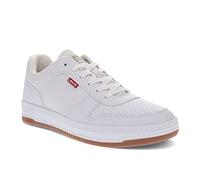 Levi's Men's Drive Lo Sneaker, White/Gum, 7.5 UK