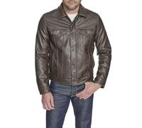 Levi's Men's Faux Leather Classic Trucker Jacket Faux Leather Jacket (pack of 1)