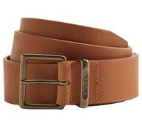 Levi's Men's Flat Keeper Bovine Leather Belt, Brandy Brown, 100 cm
