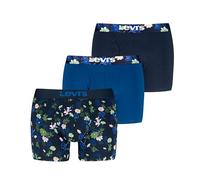 Levi's Men's Flower Bodywear, Blue Combo, S (Pack of 3)