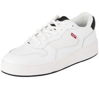 Levi's Men's Glide Sneakers, Regular White, 8 UK