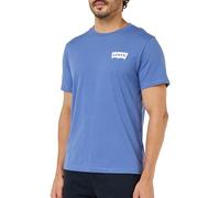 Levi's Men's Graphic Crewneck Tee T-Shirt, Batwing Coastal Fjord, XS
