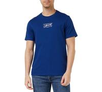 Levi's Men's Graphic Crewneck Tee T-Shirt, Chrome Batwing Estate Blue, XS