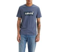 Levi's Men's Graphic Crewneck Tee T-Shirt, Core Bw Vintage Indigo, XS