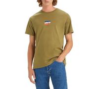 Levi's Men's Graphic Crewneck Tee T-Shirt, Mini Sportswear Martini Olive, S
