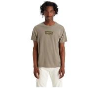 Levi's Men's Graphic Crewneck Tee T-Shirt, Tri-Blend Smokey Olive, L