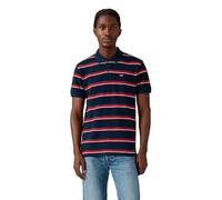 Levi's Men's Hm Polo Shirt, Alden Stripe Navy Bl, L