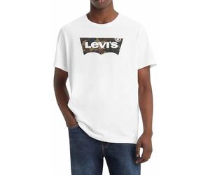 Levi's Men's Housemark Graphic Tee T-Shirt, Hm Ssnl Filll White, M