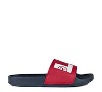 Levi's Men's June L Sliders, Regular Red, 8 UK