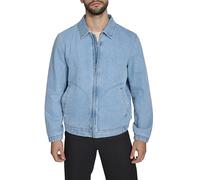 Levi's Men's Laydown Collar Cotton Depot Jacket, Light Wash Denim, M
