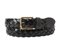 Levi's Men's Leather Braid Belt, Black, 85