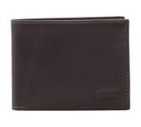Levi's Men's Levi's® Casual Classics Hunte Coin Bifold - Batwing Bi-Fold Wallet,Dark Brown,One Size