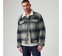 Levi's Mens Levis Type III Sherpa Trucker Jacket in Grey Cotton - Size X-Large