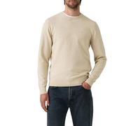 Levi's Men's Lightweight Housemark Sweater White Peppercorn Heather Neutral M