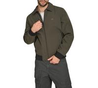 Levi's Men's Lightweight Softshell Varsity Rib Knit Bomber Jacket, Olive, L