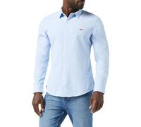 Levi's Men's Long-Sleeve Battery Housemark Slim Shirt, Allure, S