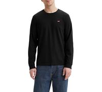 Levi's Men's Long-Sleeve Original Housemark Tee T-Shirt, Mineral Black, S