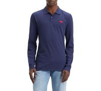 Levi's Men's Long-Sleeve Slim Housemark Polo Shirt, Naval Academy, L