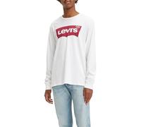 Levi's Men's Long-Sleeve Standard Graphic Tee T-Shirt, White, XXL