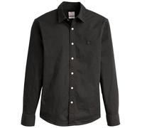 Levi's Men's Long-Sleeved Battery Housemark Slim Shirt, Jet Black, L