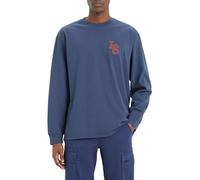 Levi's Men's Long-Sleeved Classic Relaxed Tee T-Shirt, Ls Monogram Spellbound, S