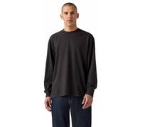 Levi's Men's Ls Authentic Tee T-Shirt, Mineral Black Garmen, L