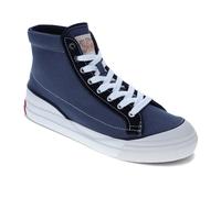 Levi's Mens LS1 Canvas and Suede Hightop Casual Sneaker Shoe, Blue, 8.5 UK