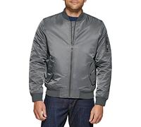Levi's Men's MA-1 Flight Lightweight Zip-Up Bomber Jacket, Grey Ma-1 Filled, XS