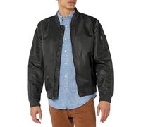 Levi's Men's MA-1 Flight Lightweight Zip-Up Bomber Jacket, New Black Unfilled, XL