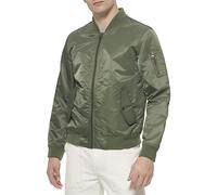 Levi's Men's MA-1 Flight Lightweight Zip-Up Bomber Jacket, Thyme Ma-1 Unfilled, L