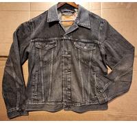 Levi's Men's Medium Original Trucker Denim Jacket in Washed Black - BNWT