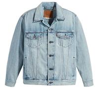 Levi's Men's New Relaxed Fit Trucker Jacket, Huron Waves, XS