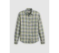 Levi's Men's Sunset 1-Pocket Standard Shirt, Nolan Plaid SAGE, M