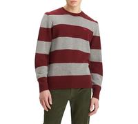 Levi's Men's Original Hm Sweater Pullover Sweater, Calloway Stripe Choc,