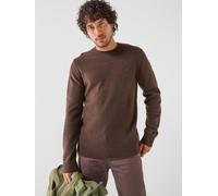 Levi's Mens Original Housemark Knitted Jumper, Brown, Size S, Men Brown