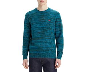 Levi's Men's Original Housemark Sweater Sweatshirt, Ocean Depths, S