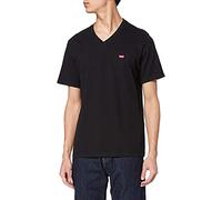 Levis Short Sleeve Organic V Neck T-Shirt - Black black S