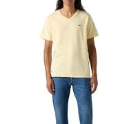 Levi's Men's Original Housemark V-Neck T-Shirt, Double Cream, M