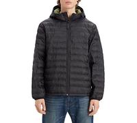 Levi's Men's Pierce Packable Jacket, Jet Black, XS