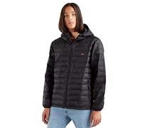 Levi's Men's Presidio Packable Hooded Lightweight Jacket Mineral Black (Black) XXL -