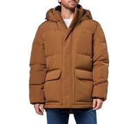Levi's Men's Quilted Puffer Parka Jacket, New Worker Brown, L