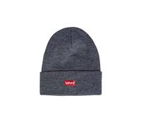 Levi's Men's Red Batwing Embroidered Slouchy Beanie, Grey (Regular Grey 55), One Size