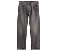 Levi's Men's Red Tab Exclusive 501® Original Selvedge Jeans Black Ash Selv