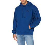 Levi's Men's Red Tab Sweats Hoodie Sweatshirt Navy Peony (Blue) L -
