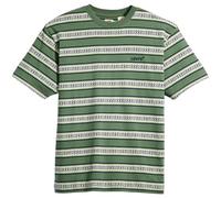 Levi's Men's RED TAB Vintage TEE Greens, Otis Geo Stripe Dark Forest, S
