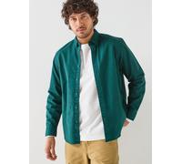 Levi's Mens Regular Fit Button-Down Collar Long Sleeve Shirt, Green, Size L, Men Green