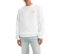 Levi's men's RELAXD GRAPHIC CREW sweater, ORIGINAL BW CREW WHI,