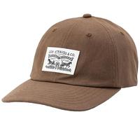 Levi's Men's Relaxed Dad Heritage Cap, Dark Brown, UN