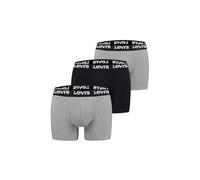 Levi's Men's Repeat Logo Boxer Briefs 3P, Grey Combo, M